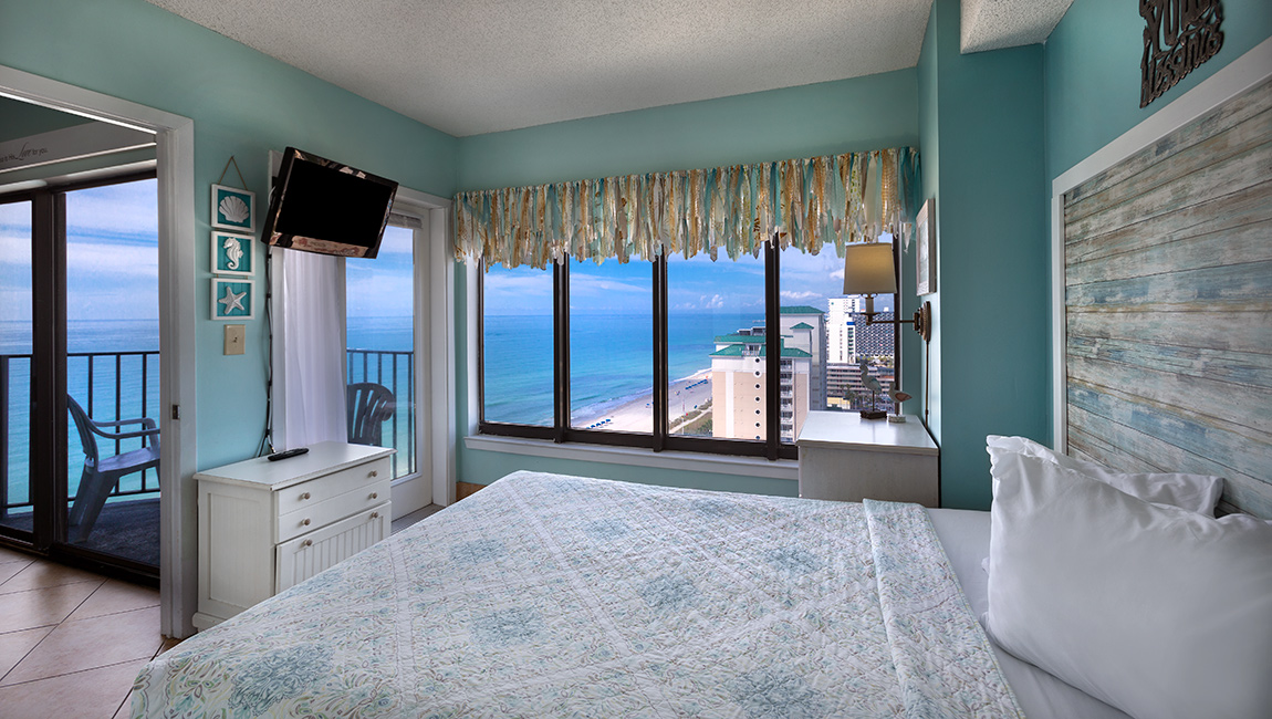 Angle Oceanfront 2 Bedroom - Master Bedroom