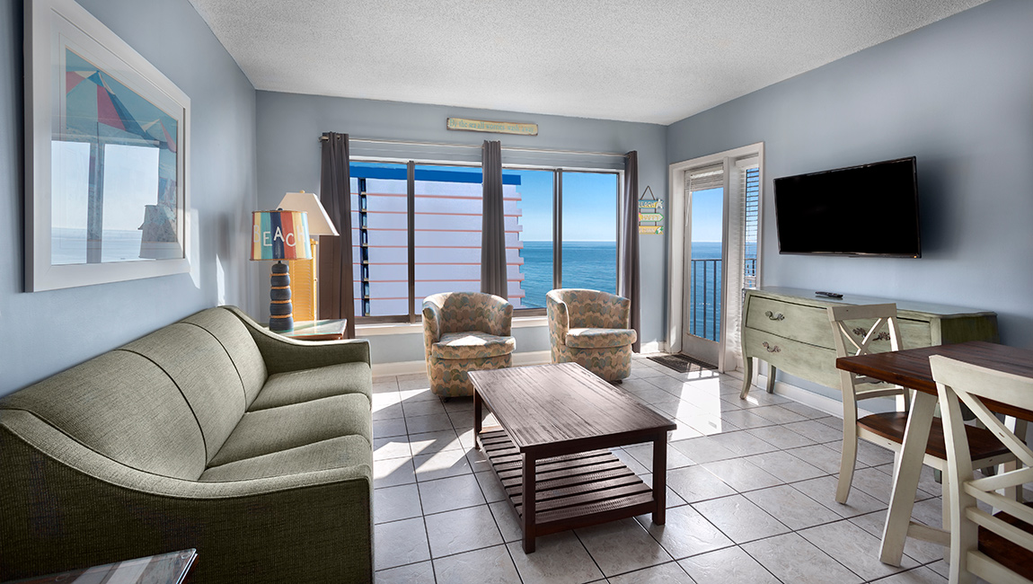 Angle Oceanfront Living Room